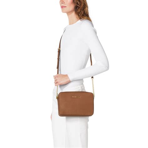 michael kors large saffiano crossbody.